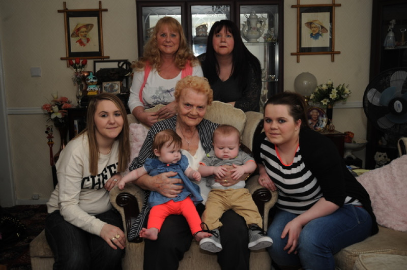 Main image for Family celebrates five generations