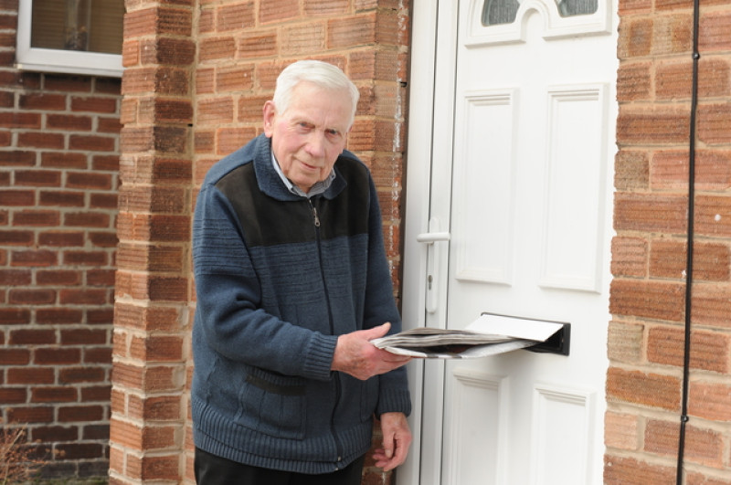 Main image for Is Harry, 92, Barnsley's oldest errand boy?
