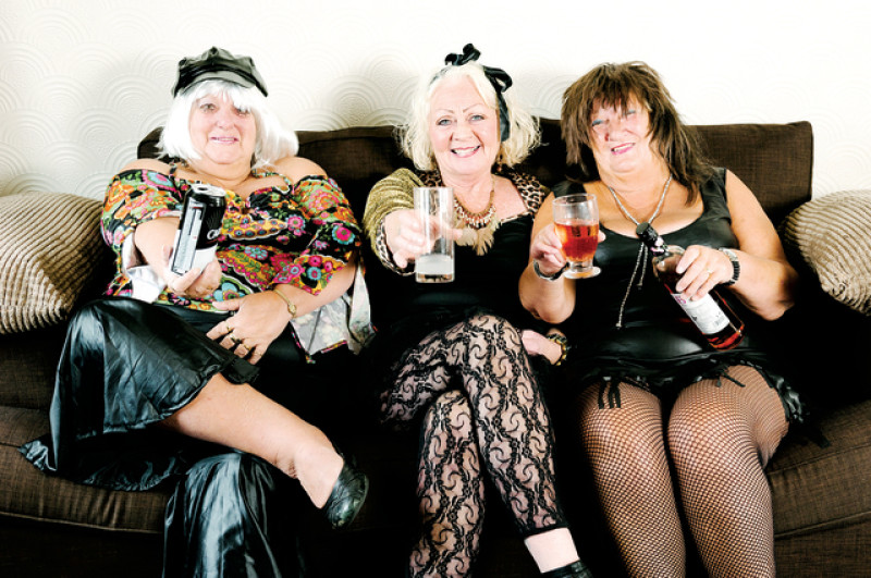 Main image for Party-loving grannies feature on TV show