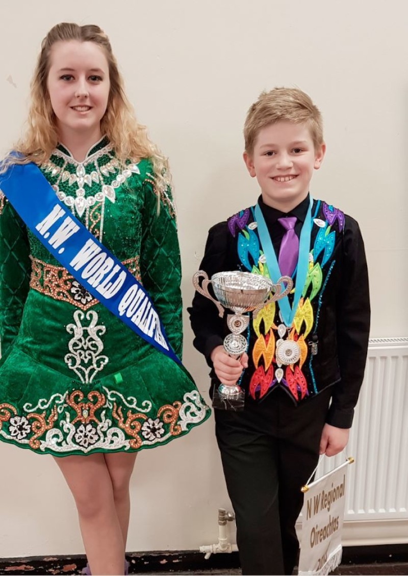 Main image for Irish dancers jigging with delight