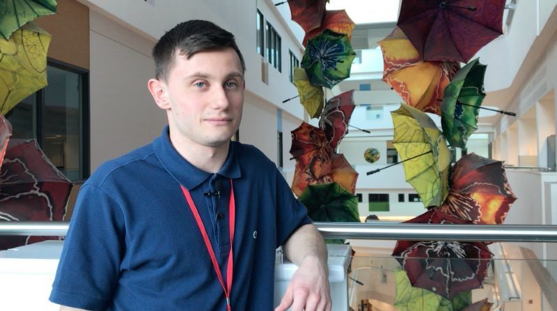 Main image for Louis is shining at Barnsley College