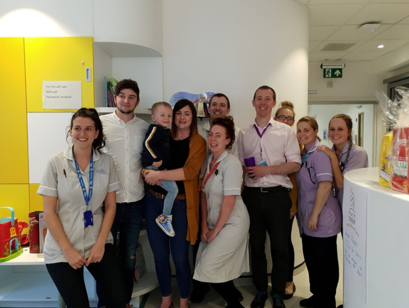 Main image for Alfie’s grateful parents back hospital project