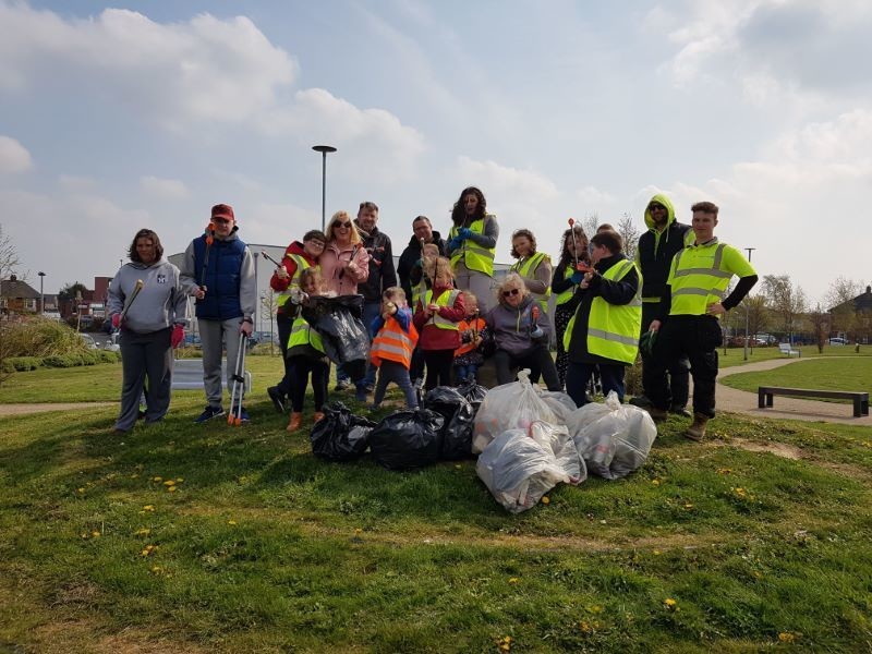 Main image for New Lodge’s litter blitzed by group