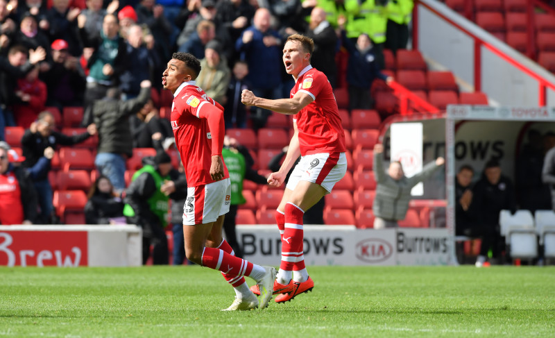 Main image for Reds 1 win from promotion after completing unbeaten home season 