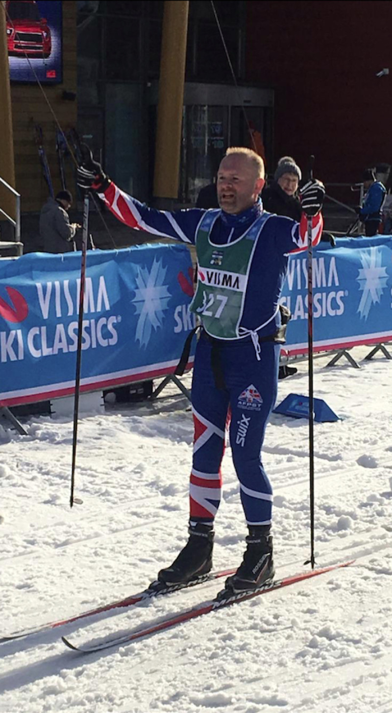 Main image for Army veteran completes marathon