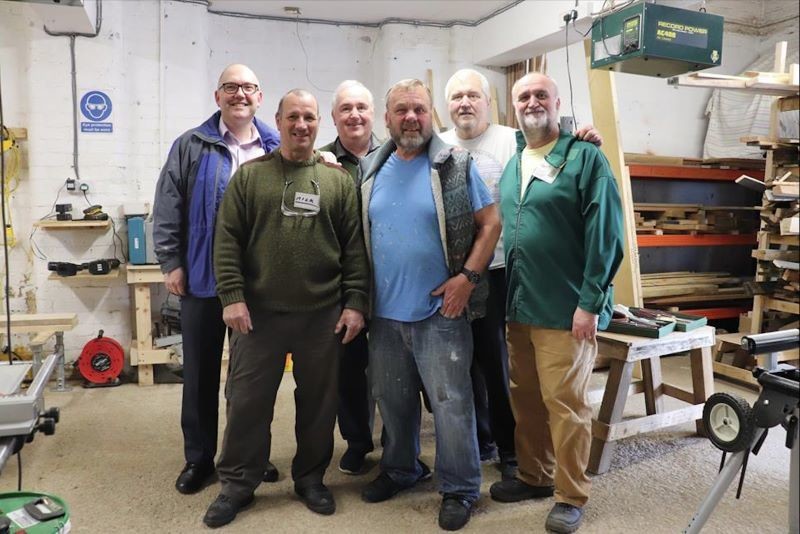 Main image for Men in Sheds enter council partnership