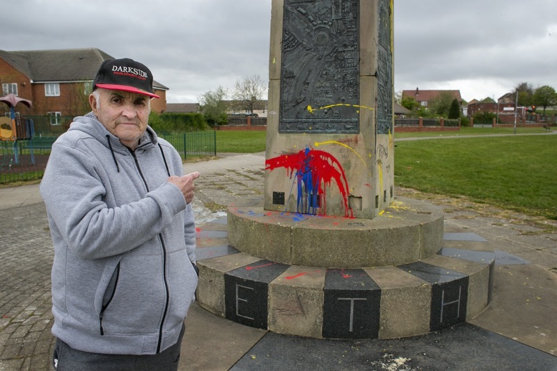 Main image for Vandals target Millennium monument