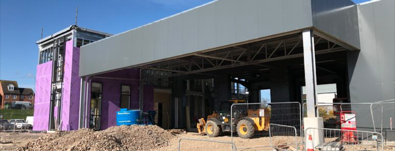 Main image for New fire station build picks up pace