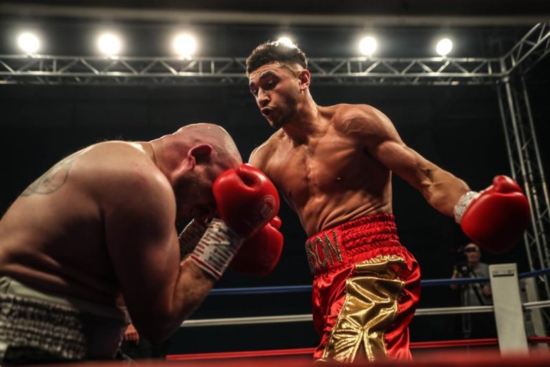Callum Simpson in a previous fight