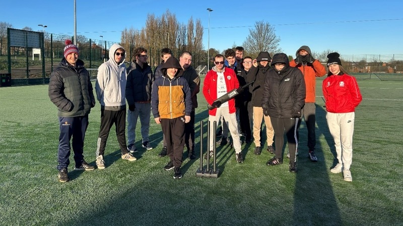 Sports students with learning for living and work (LfLW) students.
