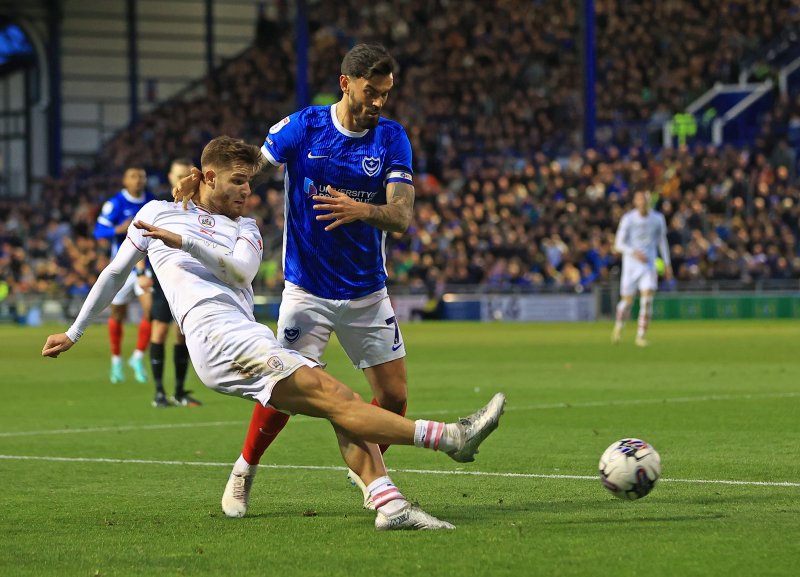 Main image for Reds stunned by two late Pompey goals in loss
