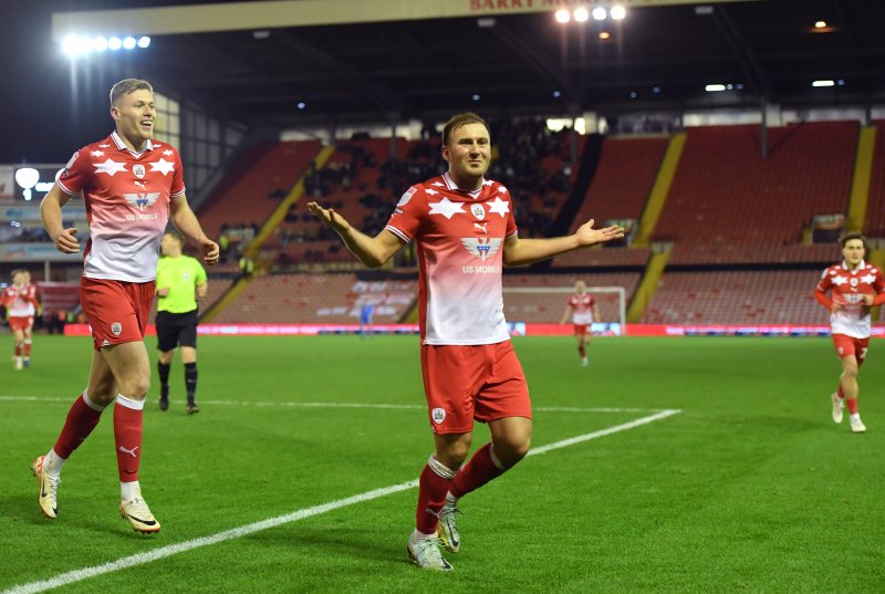 Herbie Kane celebrates his winner against Stevenage in December