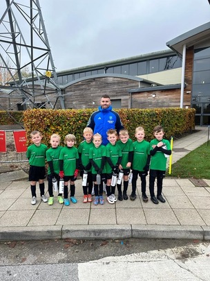 The Pinfold Pumas at a trip to Leeds United Academy.