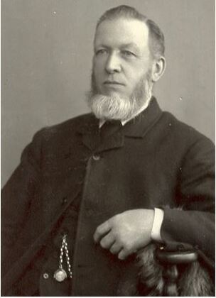Glazier Charles Firth, who helped build St Andrew’s Church in Hoyland.