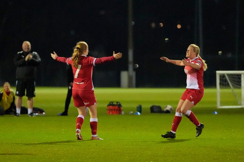 Scorers: Alayna Millard and Kim Brown. Picture: Barnsley FC.