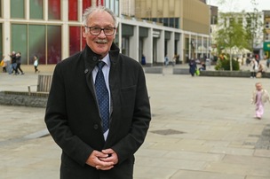 ON THE UP: Coun Robin Franklin.