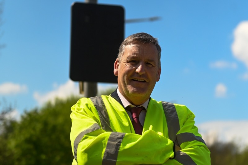 WATCH YOUR SPEED: Coun Kevin Osborne.