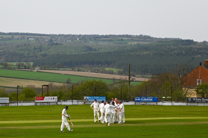 Main image for Cricket season underway as ex England captain opens Higham pavilion
