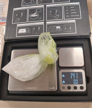 CRACK DOWN: Some of the drugs found by officers.