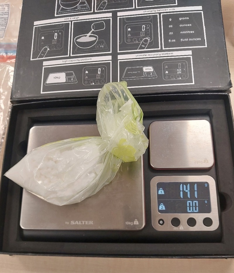 CRACK DOWN: Some of the drugs found by officers.