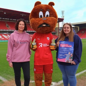 TAKEOVER: The Fostering Barnsley team will be at Oakwell tomorrow.