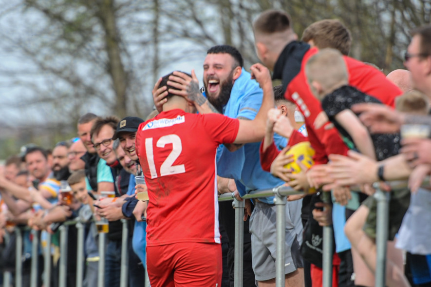 Main image for Town and Dearne a win away from ‘carnage’ derby play-off final