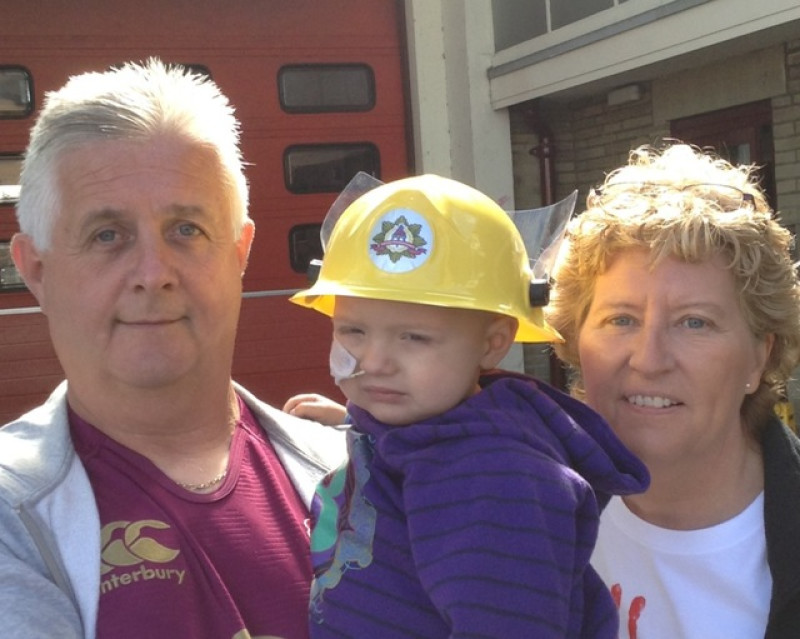 Main image for Little tot Oliver, two, dies after fighting rare form of cancer