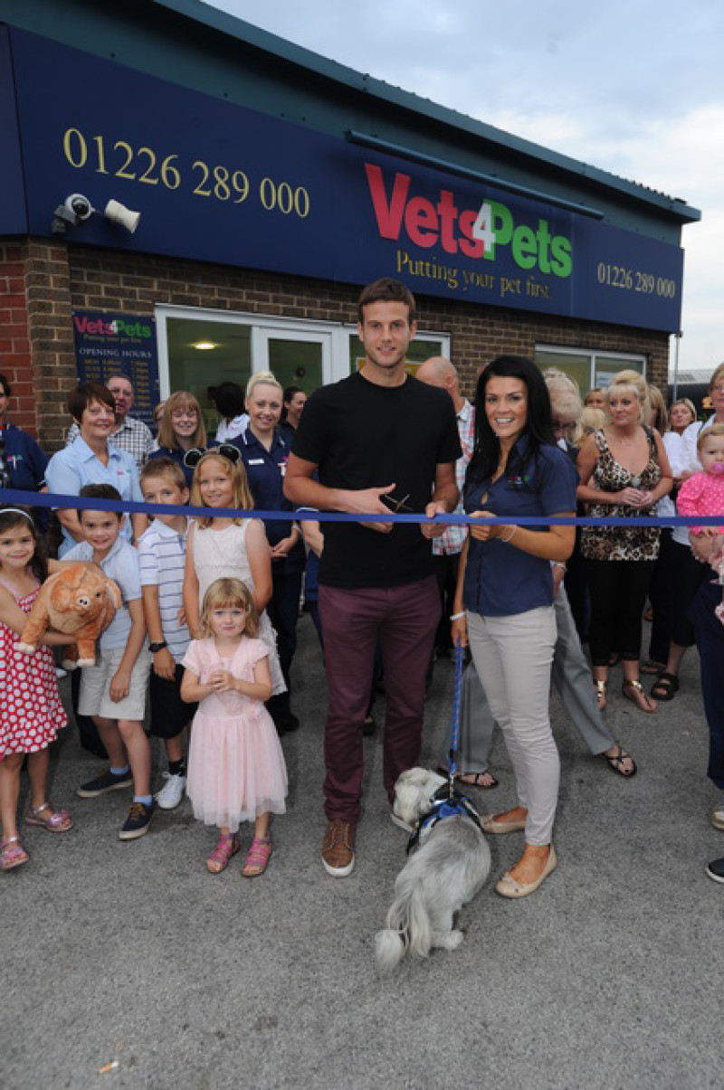 Main image for Barnsley FC goalie busy helping to save animals