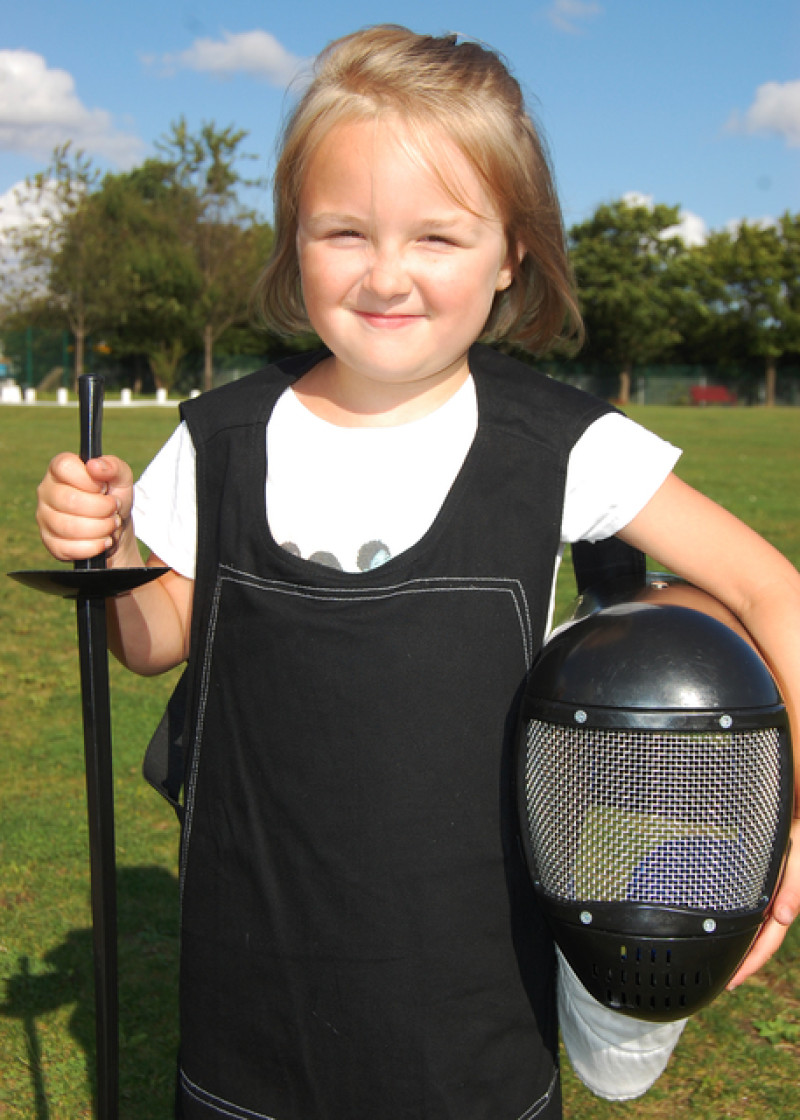 Main image for Youngster enjoying dad's junior fencing club