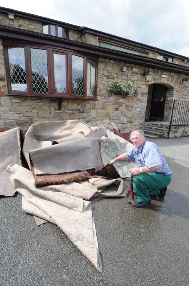 Main image for Floods dent couple's dream