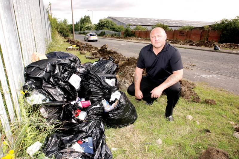 Main image for Site ruined by human excrement and dirty nappies