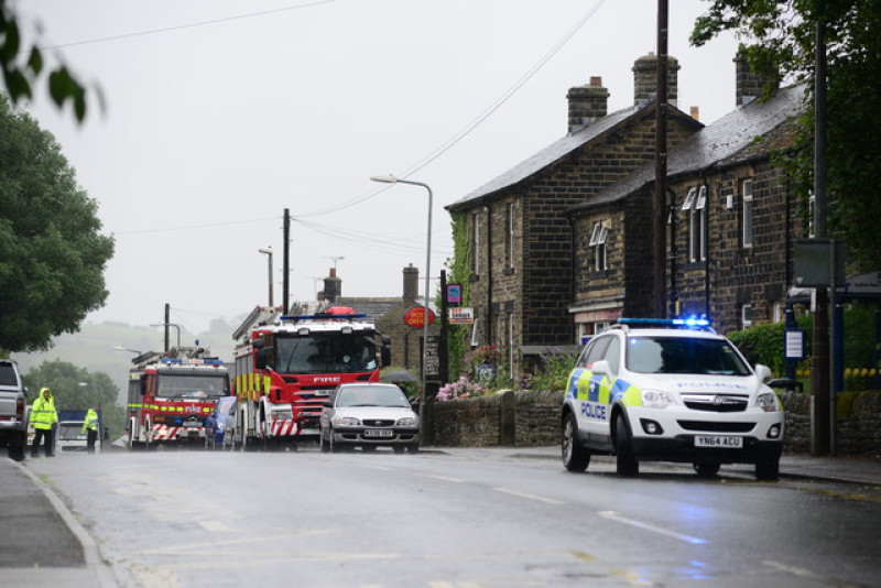 Main image for Woman rescued after house fire