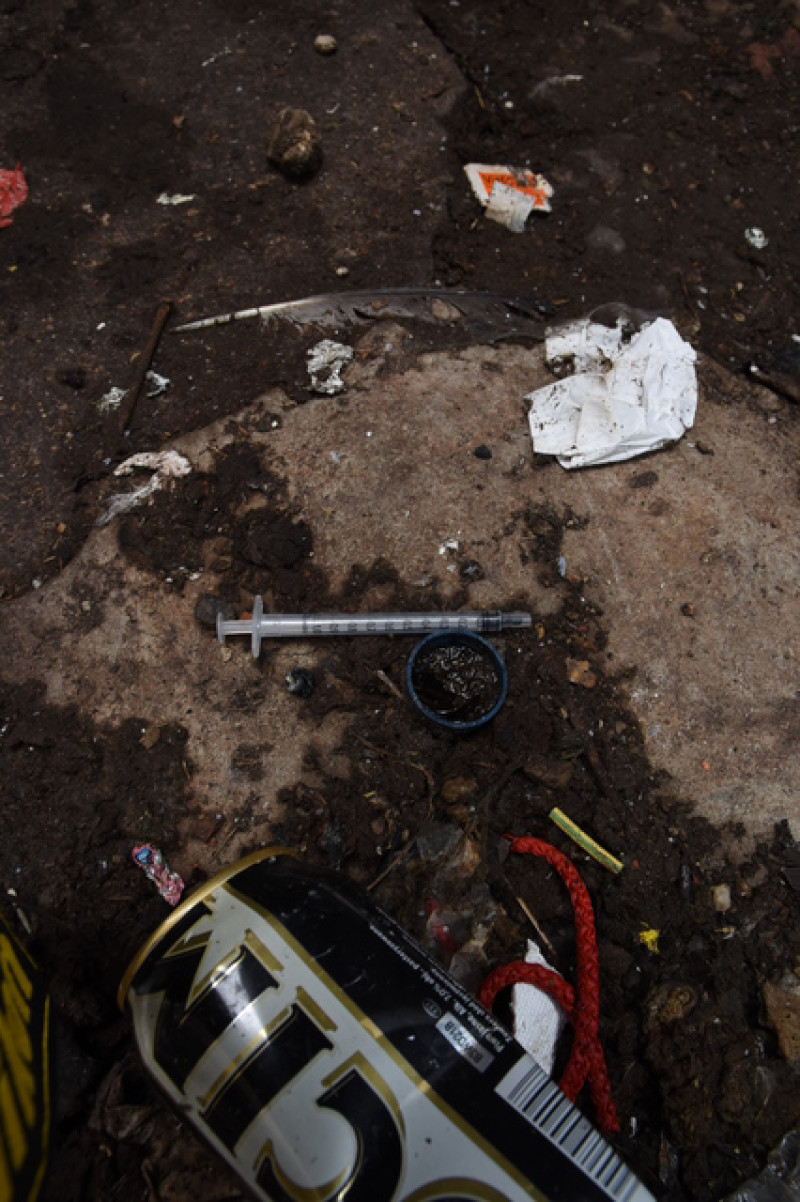 Main image for Haven for drug addicts unearthed near Civic
