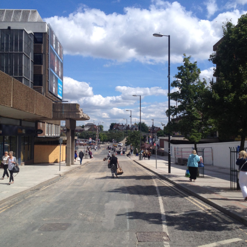 Main image for Kendray Street's new look after bridge demolition