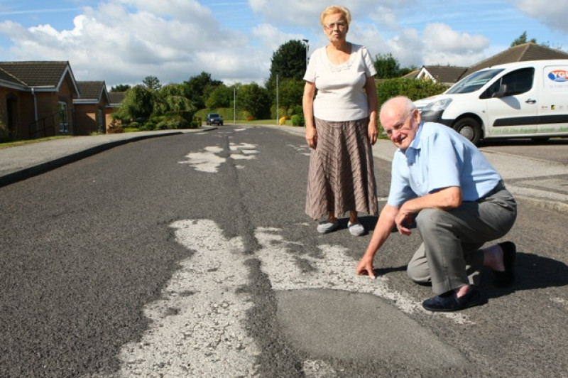 Main image for Elderly couple hit out at road