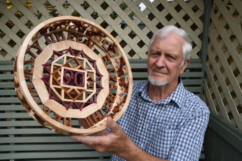 Main image for Ron creates present for the Queen