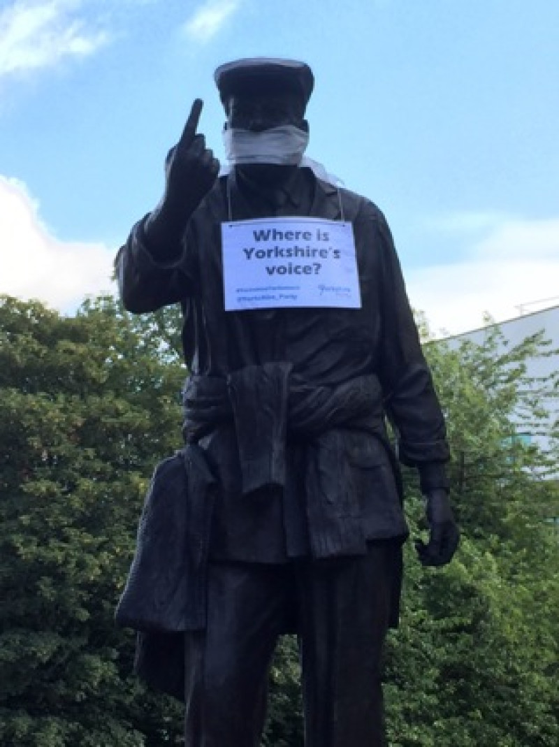 Main image for Dickie gagged in political stunt
