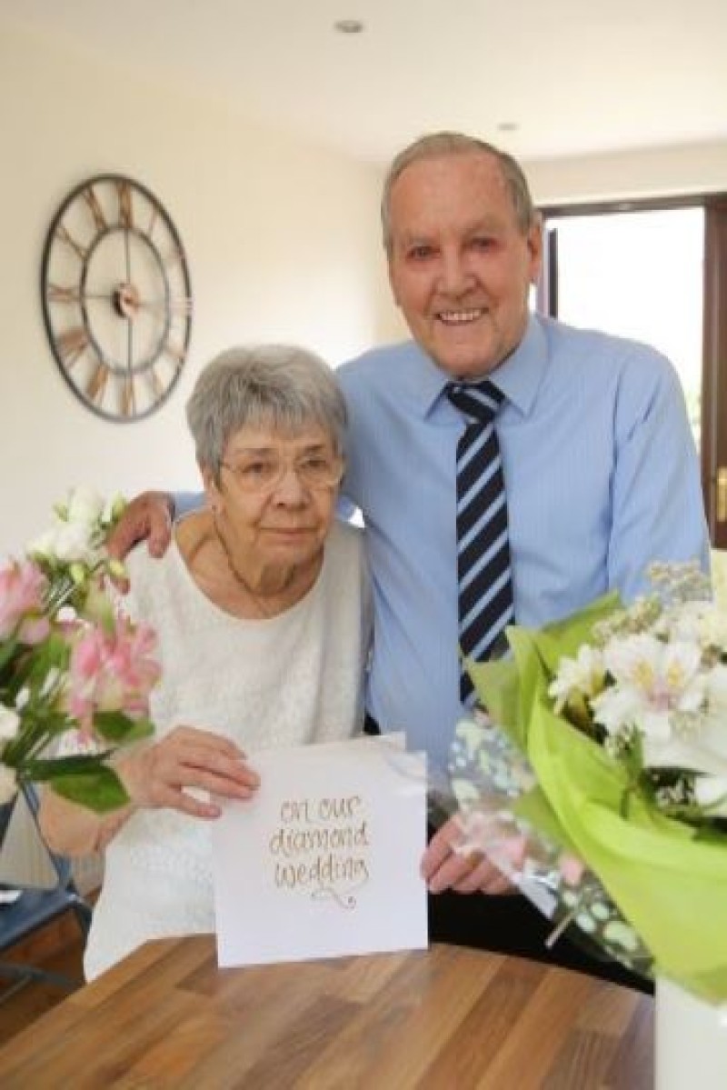 Main image for Couple celebrate diamond wedding