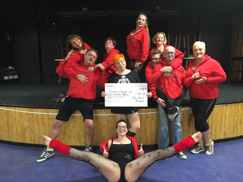 Main image for Burlesque ladies rope in their partners for charity