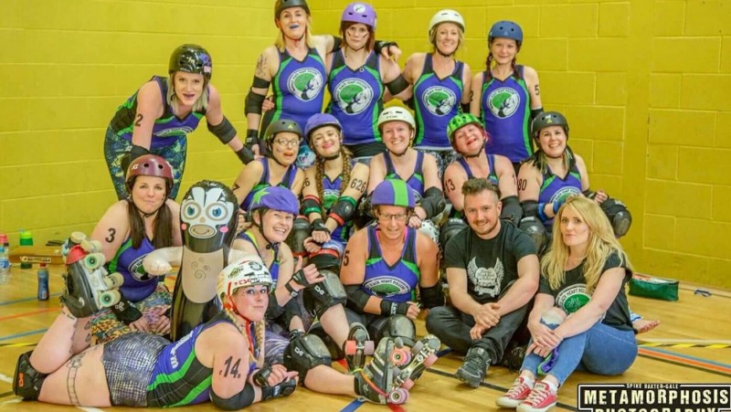 Main image for Roller derby team celebrates fifth birthday