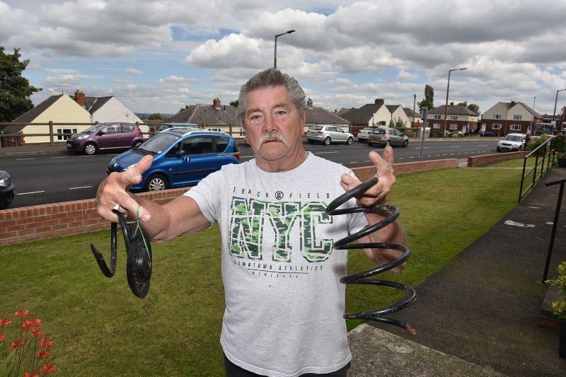 Main image for Pensioner claims pothole victory