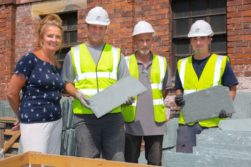Main image for Woodhouse roof gets clean slate