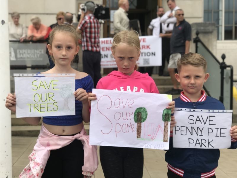 Main image for Penny Pie protesters vow to keep up the fight
