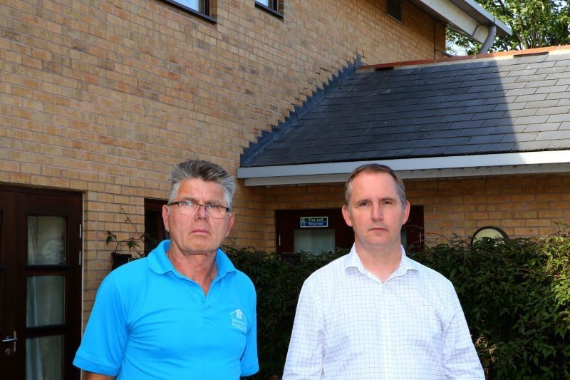 Main image for Heartless thieves steal lead flashing from hospice building