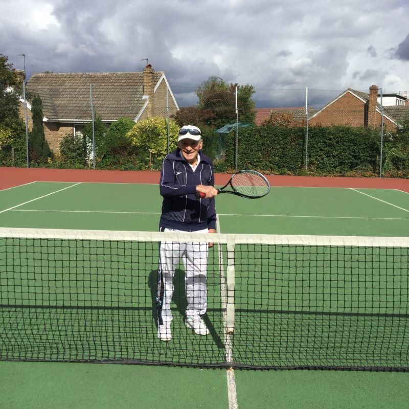 Main image for Tom makes a racket at 99