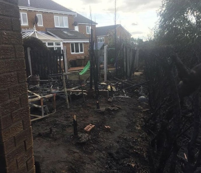 Main image for Angry residents blame council cutting policy for grassland blaze
