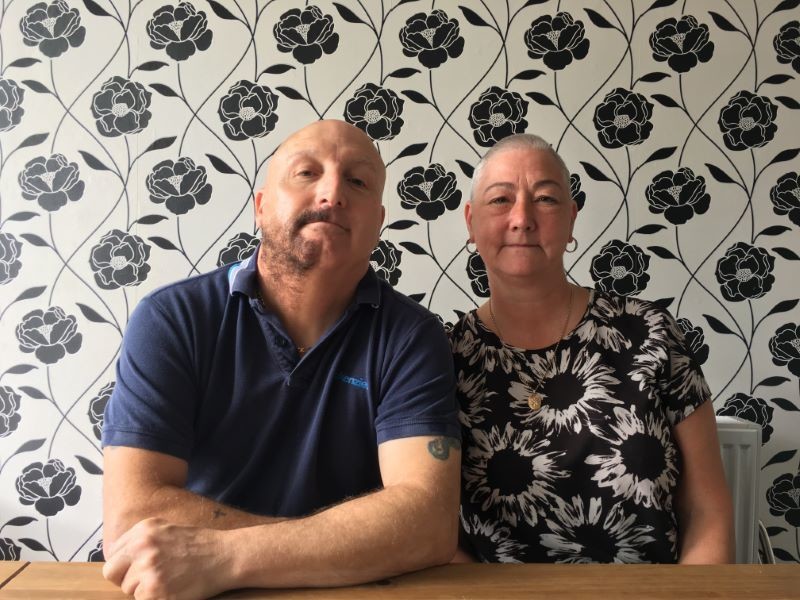 Main image for Inspirational couple ‘brave the shave’ with a difference