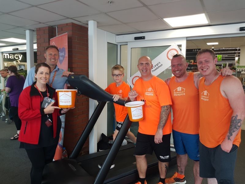 Main image for 25-hour walk raises cash for hospice