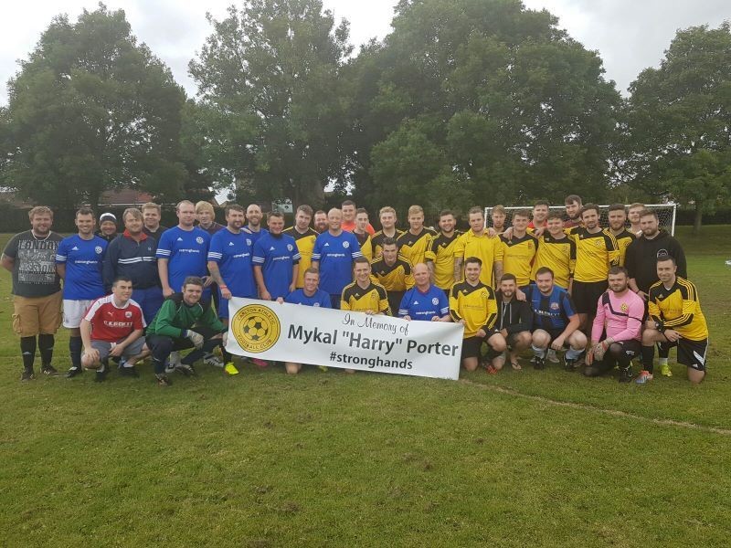 Main image for Footballers unite to remember Mykal