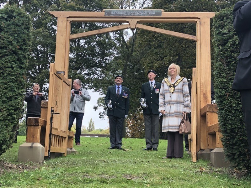Main image for Albert Shepherd VC’s memorial gate extended